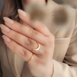 انگشتر طلا طرح ستاره - Image 2