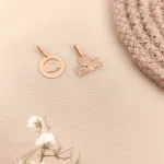 آویزگردنی طلا بچگانه طرح پسر و نوشته دلخواه - Image 2