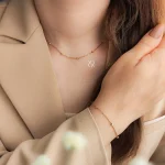 دستبند طلا طرح گوی البرنادو - Image 3