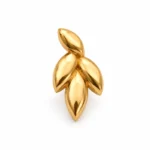 مدال طلا طرح خوشه بدون زنجیر کد GD01001197 روی زمینه سفید