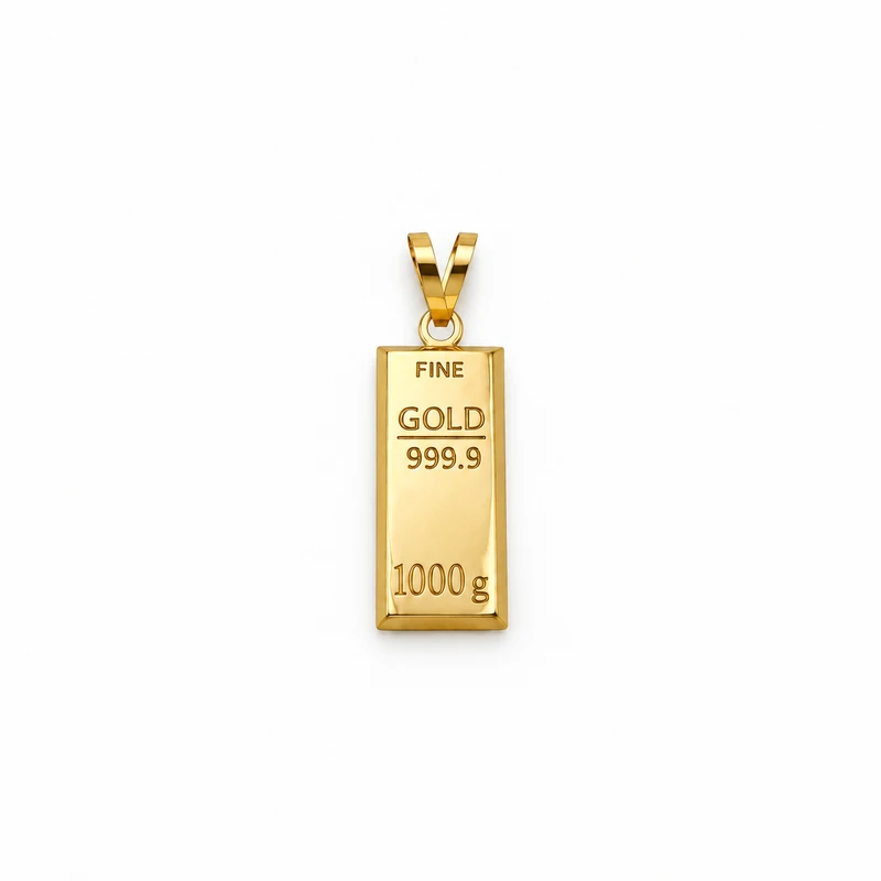 GD01001860-white مدال طلا طرح شمش - تصویر 1